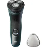 Philips Shaver 3000X X3002/00 Schwarz/Grün