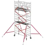 Altrex RS Tower 51 Plus Aluminium 0,90m breiter Rahmen mit Holz-Plattform 6,20m AH 0,90x1,85m