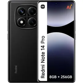 Xiaomi Redmi Note 14 Pro 4G 8 GB RAM 256 GB Midnight Black