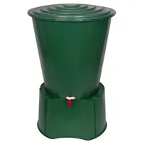 Kreher XL Regentonne 310 Liter Mit Monoblock Stand, Wasserhahn