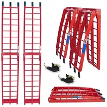 Baumarktplus TRUTZHOLM Auffahrrampe Verladerampe Verladeschiene Rampe 2er Set Alu rot