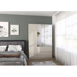 Rauch Drehtürenschrank Costa 136 x 197 x 54 cm Beige