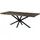 MASSIVMOEBEL24.DE Baumtisch Mango 200 x 76 x 100 cm grau