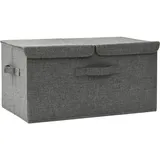 vidaXL Aufbewahrungsbox 50 x 30 x 25 cm 1-tlg. anthrazit