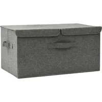 vidaXL Aufbewahrungsbox 50 x 30 x 25 cm 1-tlg. anthrazit