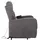 Mendler Fernsehsessel HWC-K62, Relaxsessel TV-Sessel Liege, Liegefunktion Aufstehhilfe, Metall Stoff/Textil Cord ~ dunkelgrau