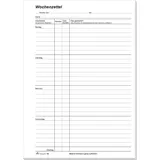 RNK Wochenzettel-Block A4, 100 Blatt,