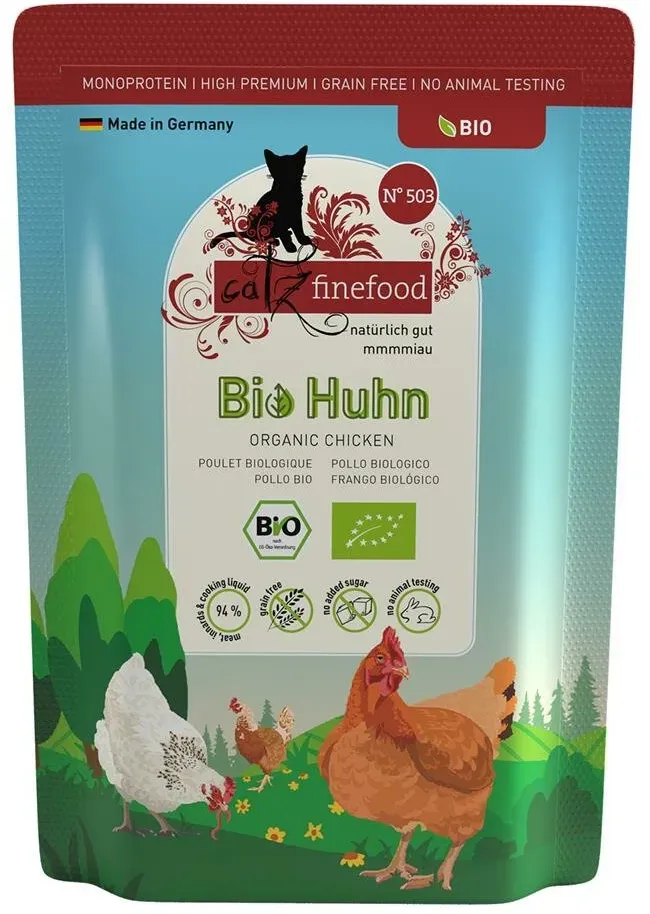 catz finefood Bio No.503 Huhn 12x85g