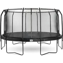 Trampoline - Premium Black Edition - 457 cm - Rund Schwarz SCHWARZ 427 cm