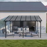 Home Deluxe Terrassenüberdachung ECO 300 x 420 cm grau