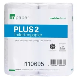 Cleanclub Toilettenpapier 2-lagig 64 Rollen