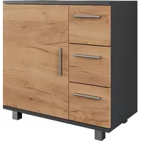 Vicco Waschbeckenunterschrank Ilias, 60.2 x 60.8 cm mit Tür