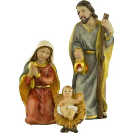 krippenursel Wundervolle Weihnachtskrippe Kainsbach inkl. 12-tlg. Krippenfiguren Set K 650-9, Maße: ca. 58 x 25 x 25 cm - Braun