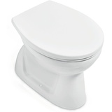 Villeroy & Boch Villeroy und Boch O.novo Stand-Tiefspül-WC 7618R101 36x55cm, spülrandlos, Abgang senkrecht, weiß