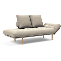 INNOVATION LIVING Schlafsofa Rollo Stem Stoff Beige