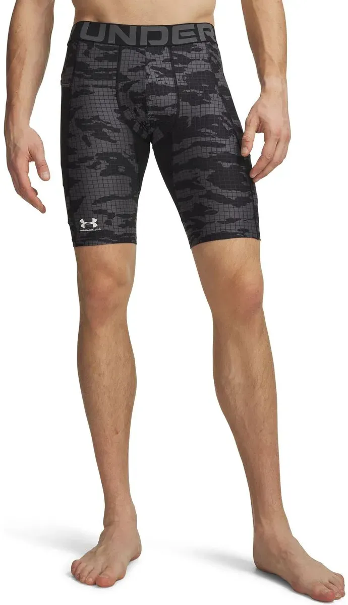 Under Armour HG Printed Lng Short black white (001) 3XL