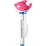 Evolution Thermometer Kleiner Wal mit Schnur Temperatur Messung °C & °F Pool Schwimmbad Pink