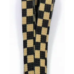 Schnürsenkel 120 checker beige blk