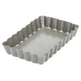 Birkmann Mini-Tarteform B 13 cm BAKER`S BEST, Grau - 13 x 8 cm - Karbonstahl - Antihaftbeschichtung