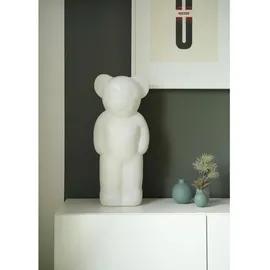 authentics Lumibär Dekoleuchte LED, Leuchtfigur in Bärenform mit Fernbedienung, Polyethylen, Weiß, 523700