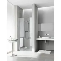 Kermi Pendel-Falttür Diga 2DR 1100x2000, silber hochglanz, ESG Opaco, DI2DR11020VUK DI2DR11020VUK