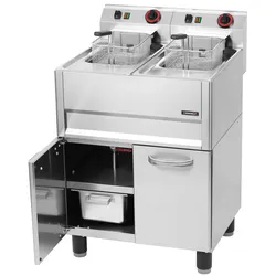 Elektrische Fritteuse 2 x 8 L mit Unterbau 66 - Linie 600 C6FE8266S Casselin