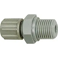 Riegler Gerade Einschraubverschraubung, G 3/8 a., für Schlauch 6/8