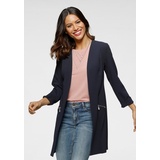 LAURA SCOTT Longblazer LAURA SCOTT Gr. 40, blau (marine (nachhaltiges material)) Damen Blazer