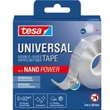 Tesa Universal doppelseitiges Klebeband 20,0 mm x 3,0 m, 1 St.