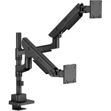 Icy Box IB-MS702-T Monitorständer für 2 Monitore Schwarz