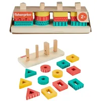 Fisher-Price Fisher-Price Buntes Holz-Stapelspielset