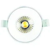 LEDxOn EDOS 1er Einbaustrahler schwenkbar IP65 9W 730lm 3000K nickel
