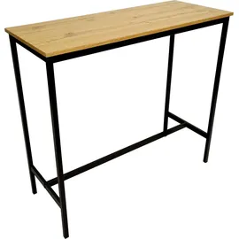 OEM Bartisch 100 x 40 x 90 cm Eichefarben/Schwarz