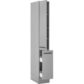 BASIC by Balculina Apothekerschrank Denver 30 x 211 x 57 cm Grau