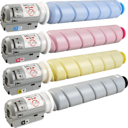 4 Ampertec Toner ersetzt Canon 034  4-farbig