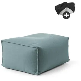 mokebo Pouf 40 x 40 x 40 cm Himmelblau