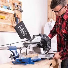 SCHEPPACH Kapp und Gehrungssäge HM254 Zugsäge Kappsäge Softstart 5 Sägeblätter