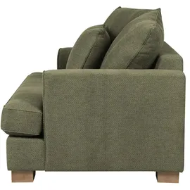 Soho Sessel Franka Webstoff 136 x 87 x 103 cm Grün mit Kissen
