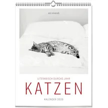 ars vivendi Katzen - Literarisch durchs Jahr 2026
