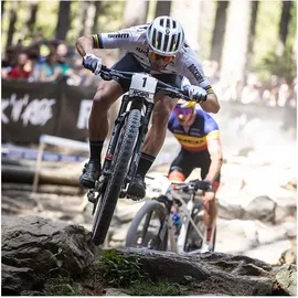 HT Components M2 Cross Country Pedale - Red - One Size