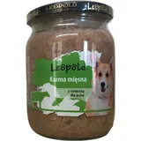 Leopold Fleisch Hundefutter mit Kalbfleisch 500g (Dose) (Rabatt für Stammkunden 3%)