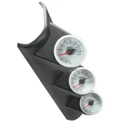 Instrumenten Träger, A-Säule, dreifach, runde Auflageform, schwarz