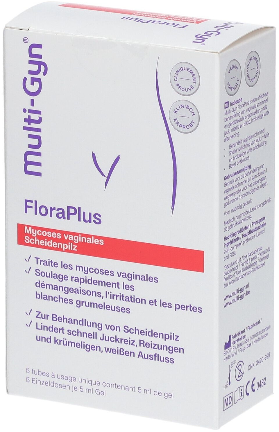 Multi-Gyn® FloraPlus 5x5 ml gel vaginal