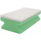 Arcora Griff-Vliesschwamm Profi 10 St. Grün-Weiß