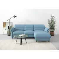 sit&more Ecksofa »Grenoble L-Form mit Federkern«, wahlweise mit Bettfunktion, Bettkasten, Arm- und Kopfteilverstellung