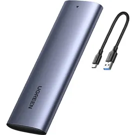 UGREEN 10903, SSD-Gehäuse, M.2, Serial ATA III, 5 Gbit/s, USB Anschluss, Schwarz, Grau