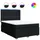 vidaXL Boxspringbett 140 x 200 cm Schwarz