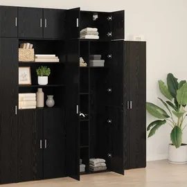 vidaXL Badschrank 70 x 42,5 x 225 cm Schwarz
