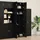 vidaXL Badschrank 70 x 42,5 x 225 cm Schwarz