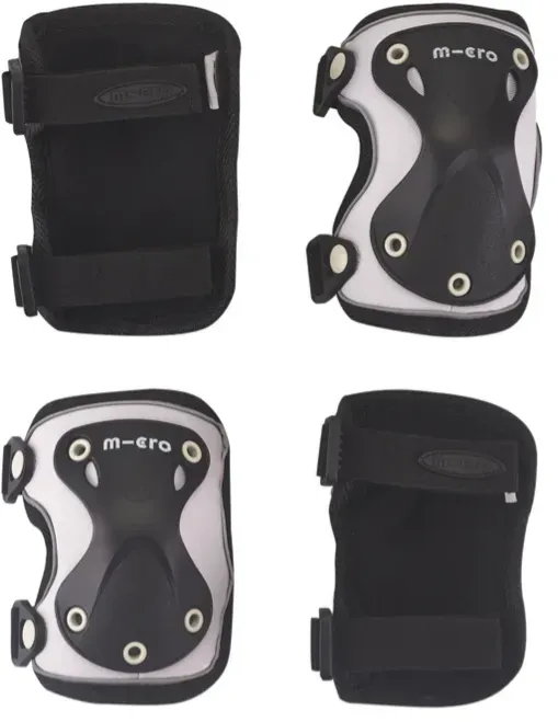 micro reflektierendes Protektorenset schwarz Größe M